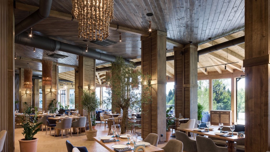 Дизайн ресторану Italian restaurant Apartel Skhidnytsya